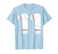 Number 11 Baseball Distressed Team T-Shirt - Trendy Graphic Men Women - T-Shirt, Sweatshirt, Hoodie