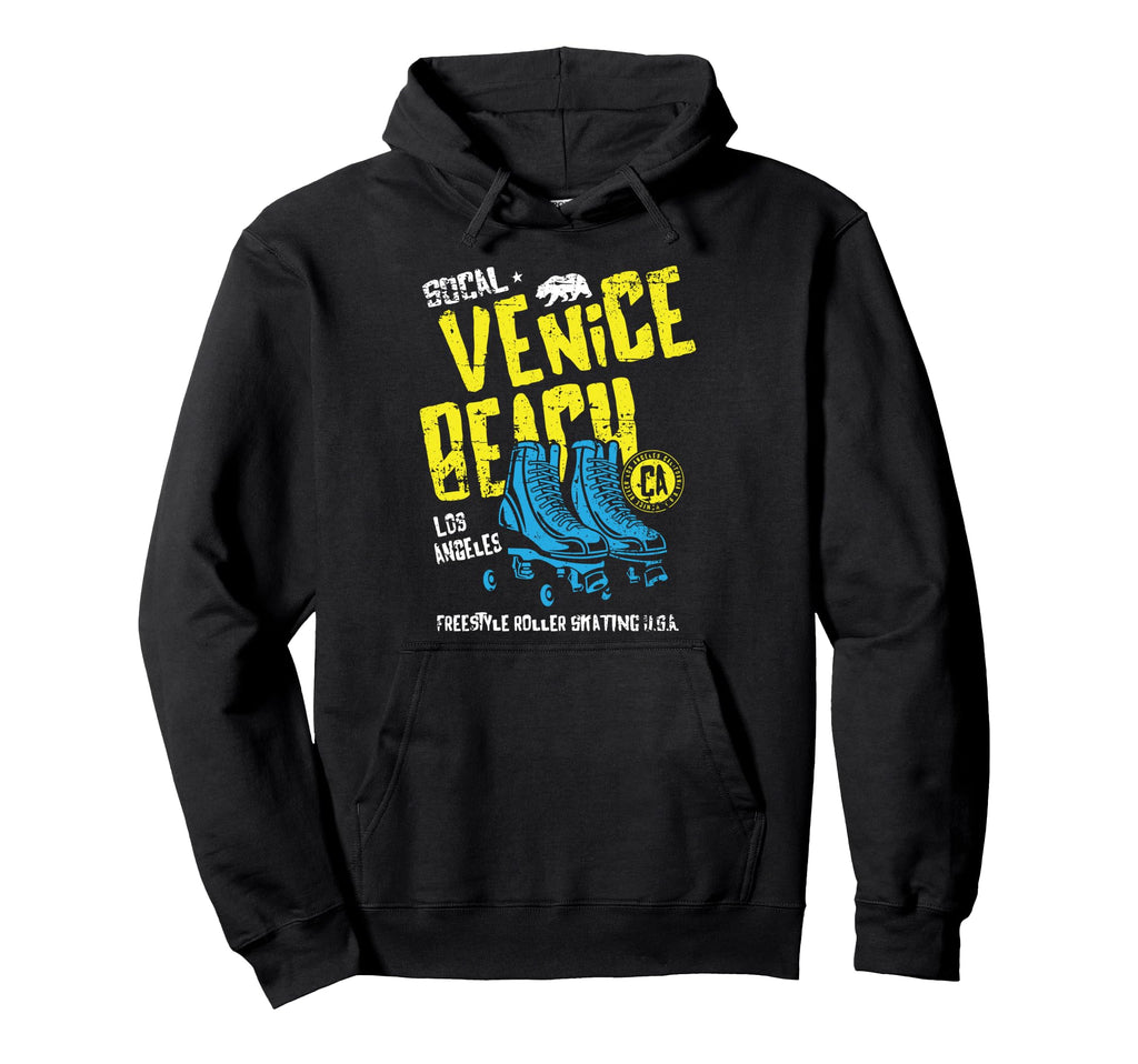 Venice Beach California Roller Skate Hoodie - Streetwear Style Men Women - T-Shirt, Sweatshirt, Hoodie