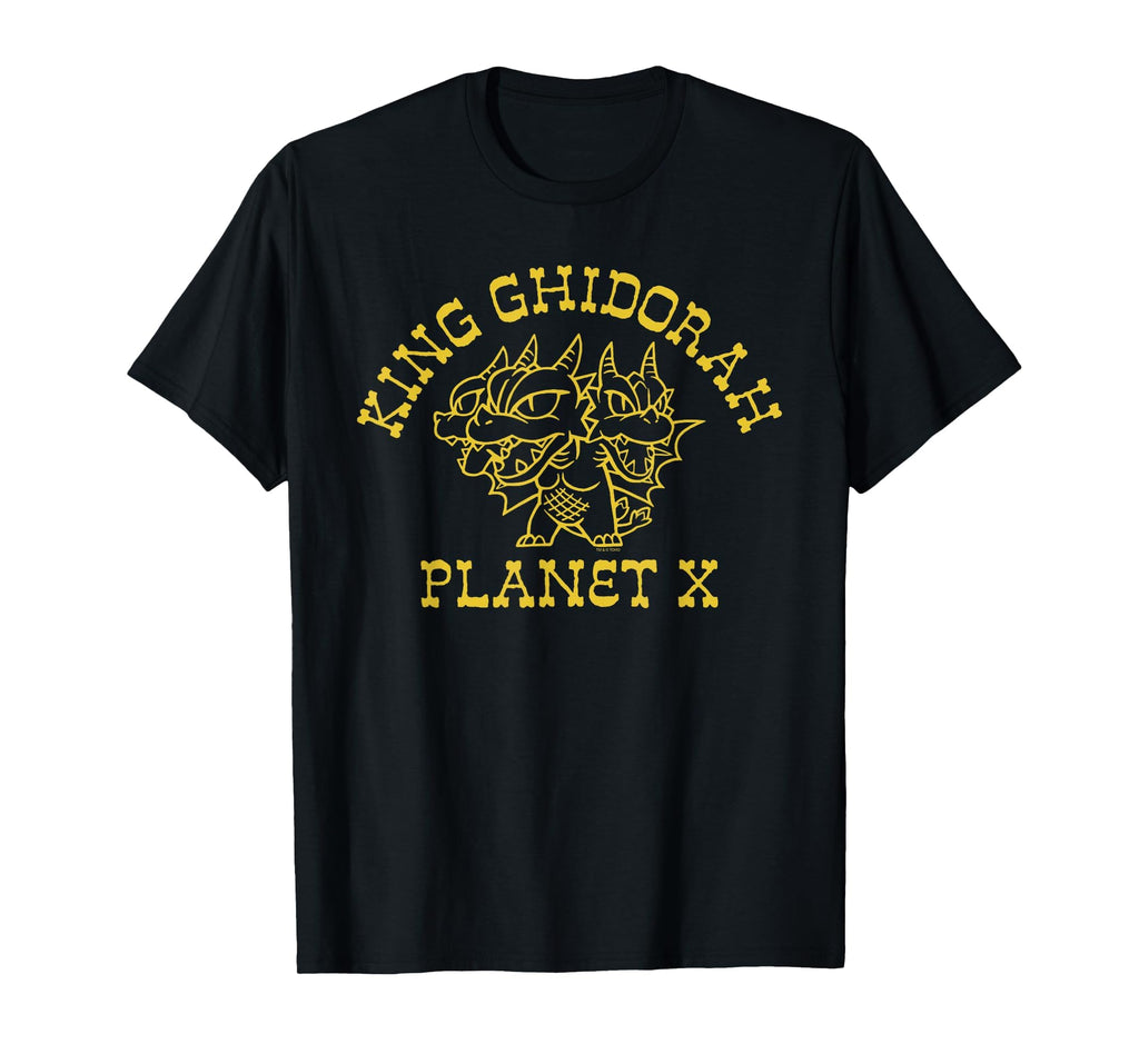 Godzilla King Gidorah Chibi Varsity T-Shirt - Aesthetic Graphic Men Women - T-Shirt, Sweatshirt, Hoodie