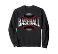 Baseball Ball Baseball Lover Sweatshirt - Aesthetic Graphic Men Women - T-Shirt, Sweatshirt, Hoodie