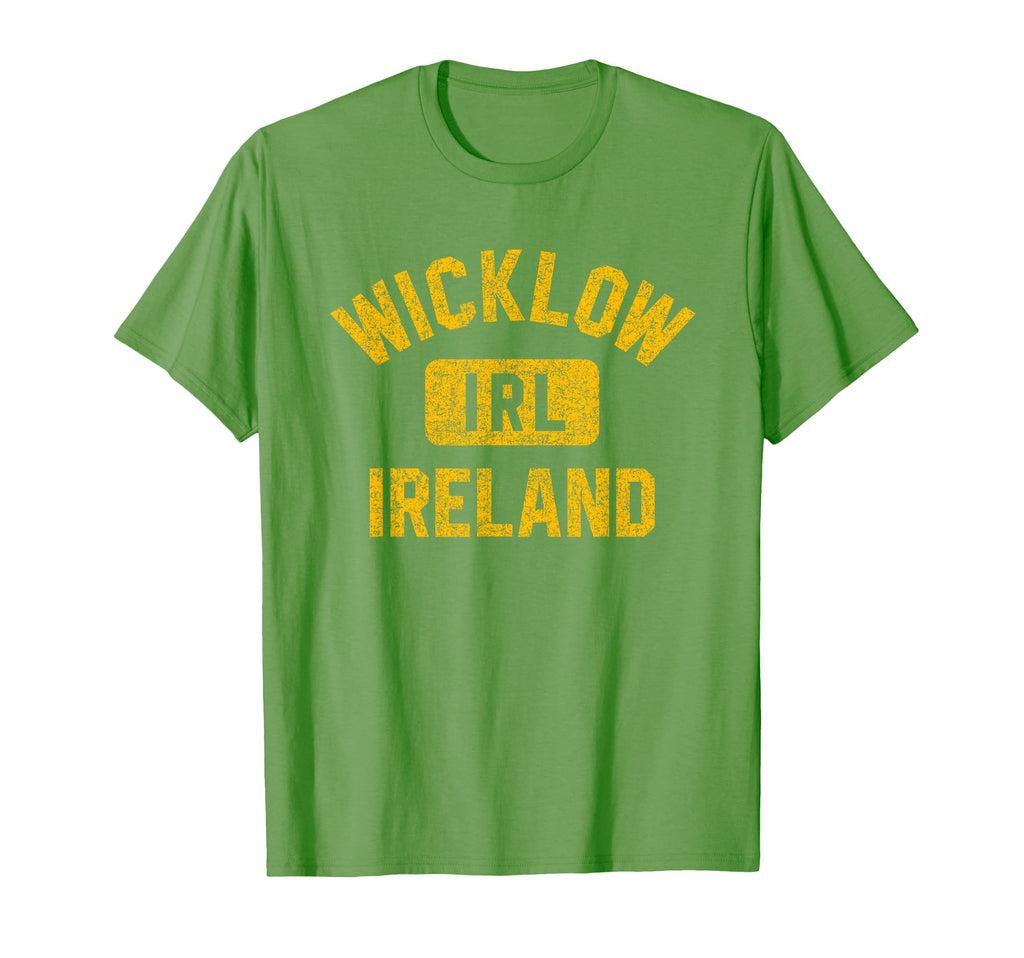 Wicklow Ireland Irl Gym Green W T-Shirt - Casual Everyday Wear Men Women - T-Shirt, Sweatshirt, Hoodie
