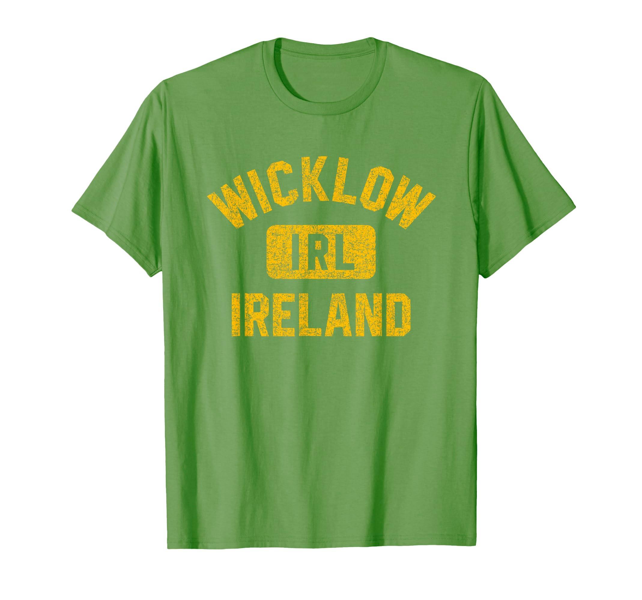 Wicklow Ireland Irl Gym Green W T-Shirt - Casual Everyday Wear Men Women - T-Shirt, Sweatshirt, Hoodie