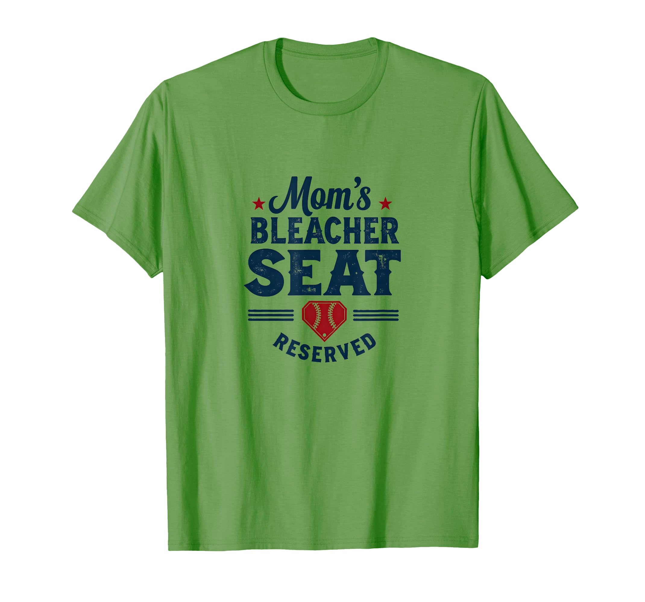 Moms Bleacher Seat Reserved Baseball T-Shirt - Fun Novelty Design Unisex - T-Shirt, Sweatshirt, Hoodie