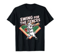 Swing Fences Baseball Goat Home Run T-Shirt - Graphic Print Men Women - T-Shirt, Sweatshirt, Hoodie
