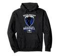 Oak Forest Blue Demons Baseball Hoodie - Aesthetic Graphic for Adults - T-Shirt, Sweatshirt, Hoodie