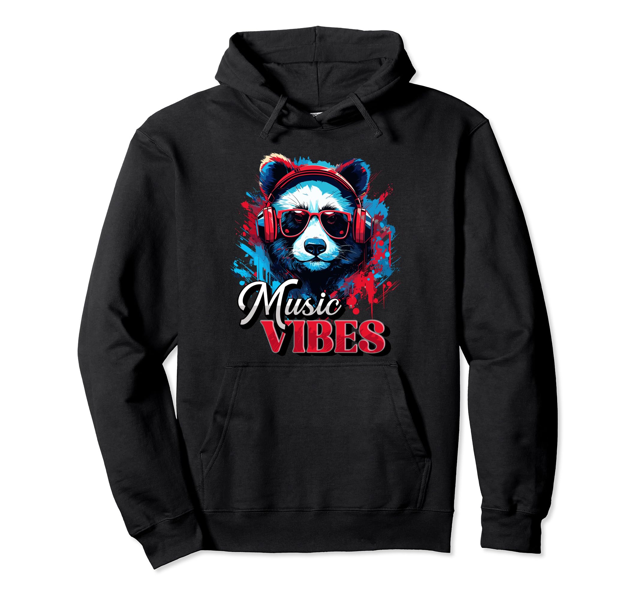 Music Vibes Sound Activated Audio Hoodie - Graphic Print for Adults - T-Shirt, Sweatshirt, Hoodie