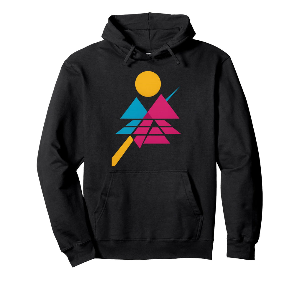 80S Synthwave Hoodie - Custom Art Print for Adults - T-Shirt, Sweatshirt, Hoodie