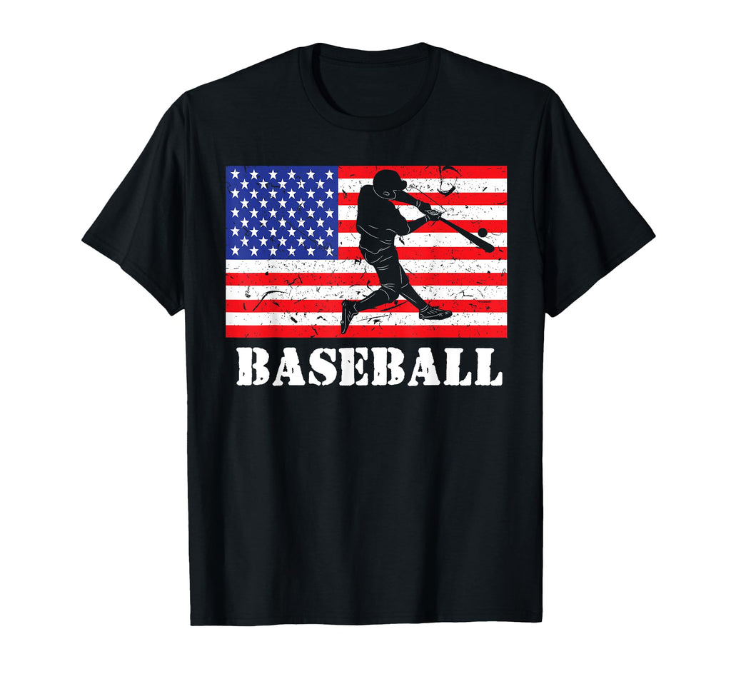 Distressed Baseball Player Usa T-Shirt - Streetwear Style Men Women - T-Shirt, Sweatshirt, Hoodie