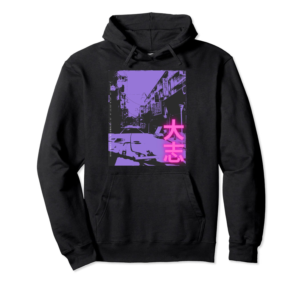 80S Lofi Tokyo Japanese Streetwear Hoodie - Trendy Graphic Unisex - T-Shirt, Sweatshirt, Hoodie