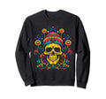 90S Grunge Skull Mushroom Hippie Sweatshirt - Casual Everyday Wear Unisex - T-Shirt, Sweatshirt, Hoodie