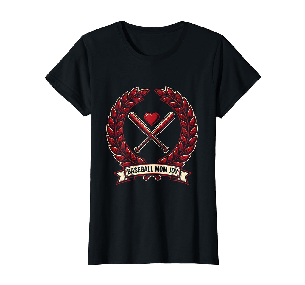 Baseball Mom Joy T-Shirt - Graphic Print Unisex - T-Shirt, Sweatshirt, Hoodie