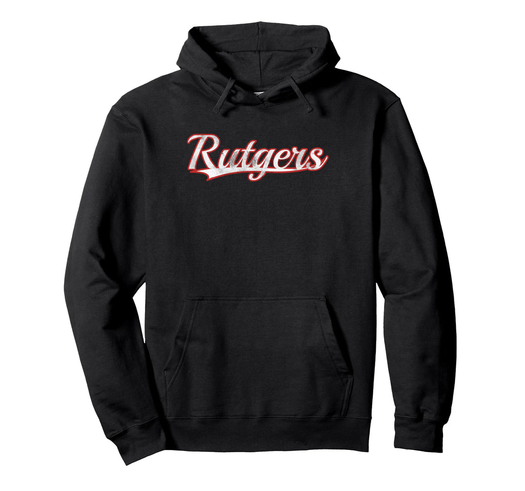 Rutgers New Jersey Varsity Throwback Hoodie - Minimalist Print Men Women - T-Shirt, Sweatshirt, Hoodie