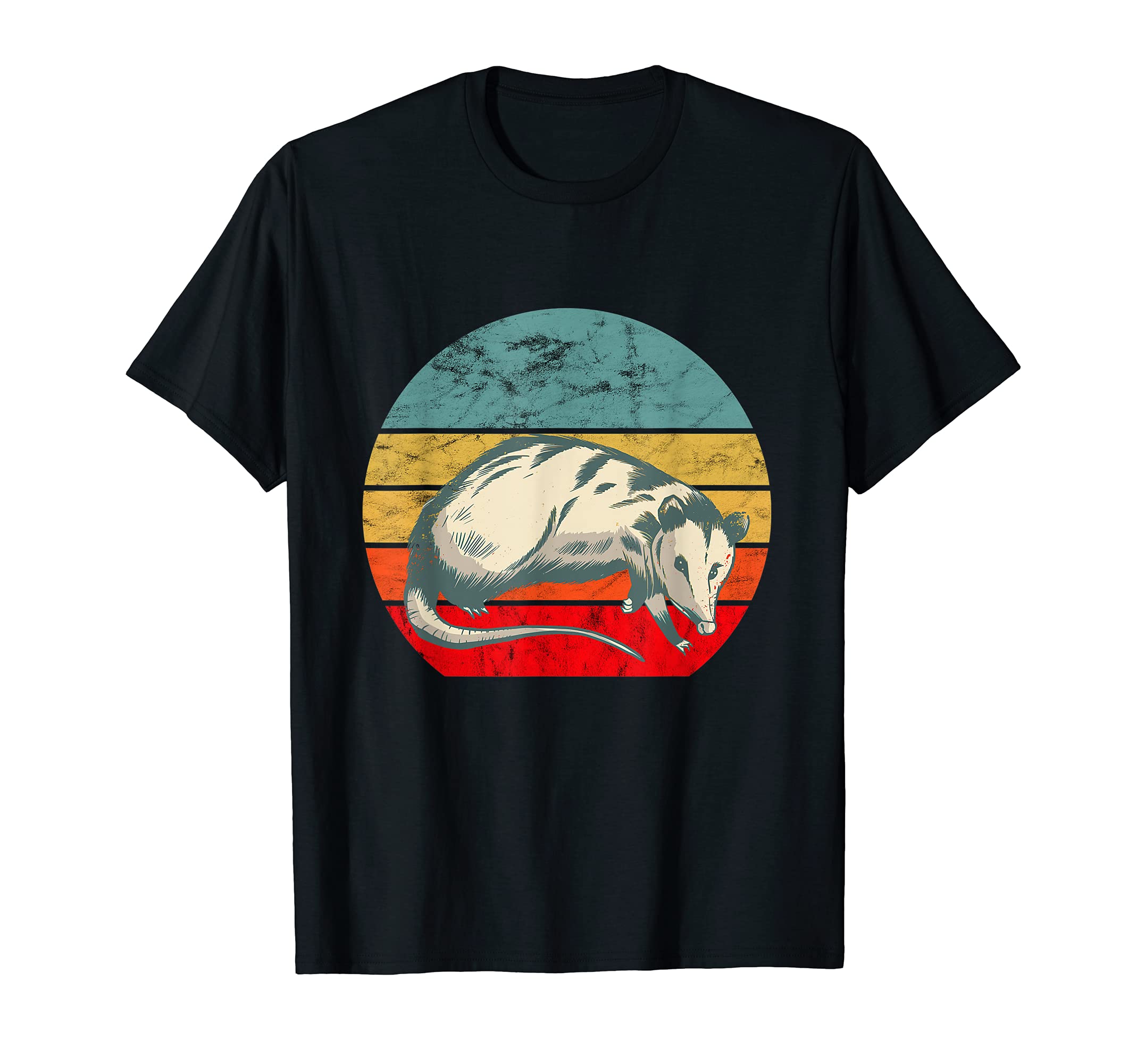 Opossum Rat Possum Lover Sunset T-Shirt - Trendy Graphic for Adults - T-Shirt, Sweatshirt, Hoodie