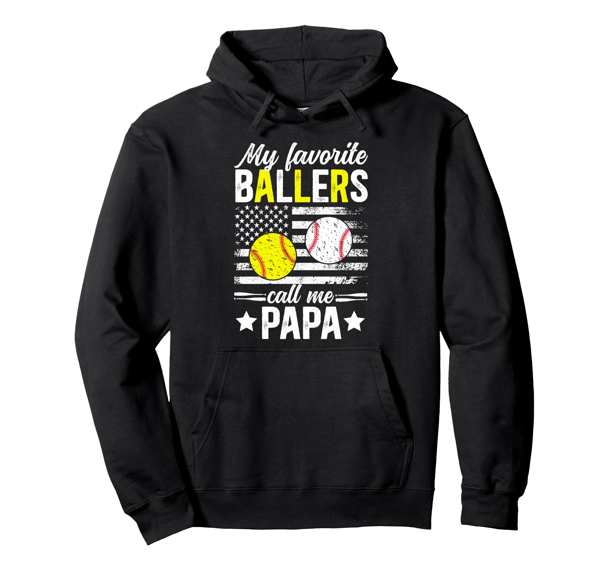 My Favorite Ballers Call Me Baseball Hoodie - Custom Art Print for Adults - T-Shirt, Sweatshirt, Hoodie
