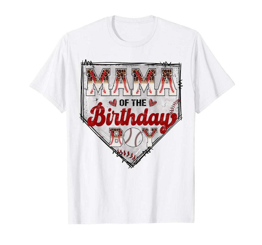 Mama Birthday Baseball Player Bday T-Shirt - Unique Graphic for Adults - T-Shirt, Sweatshirt, Hoodie