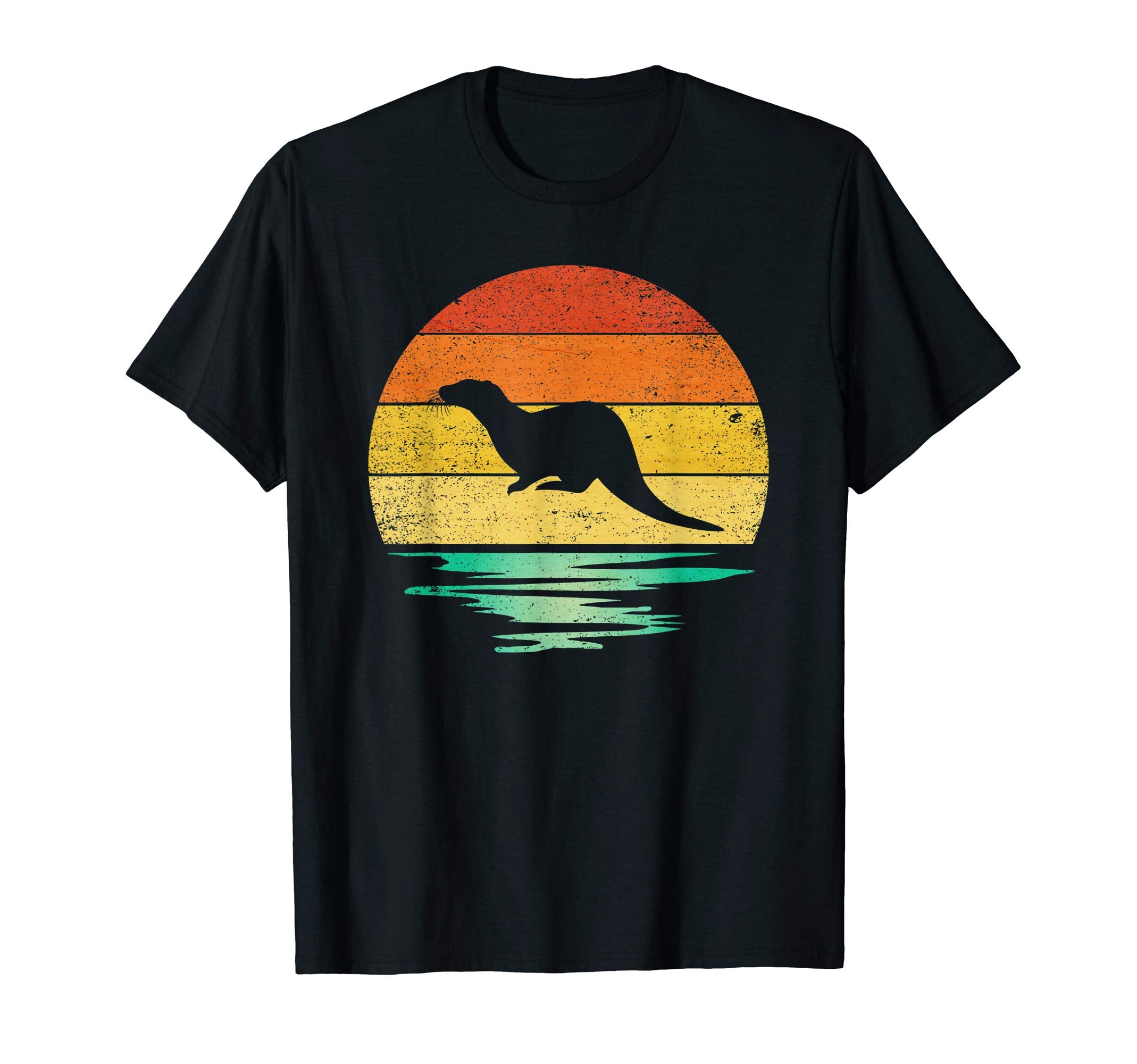 Sea Otter Sunset Otter T-Shirt - Trendy Graphic Men Women - T-Shirt, Sweatshirt, Hoodie