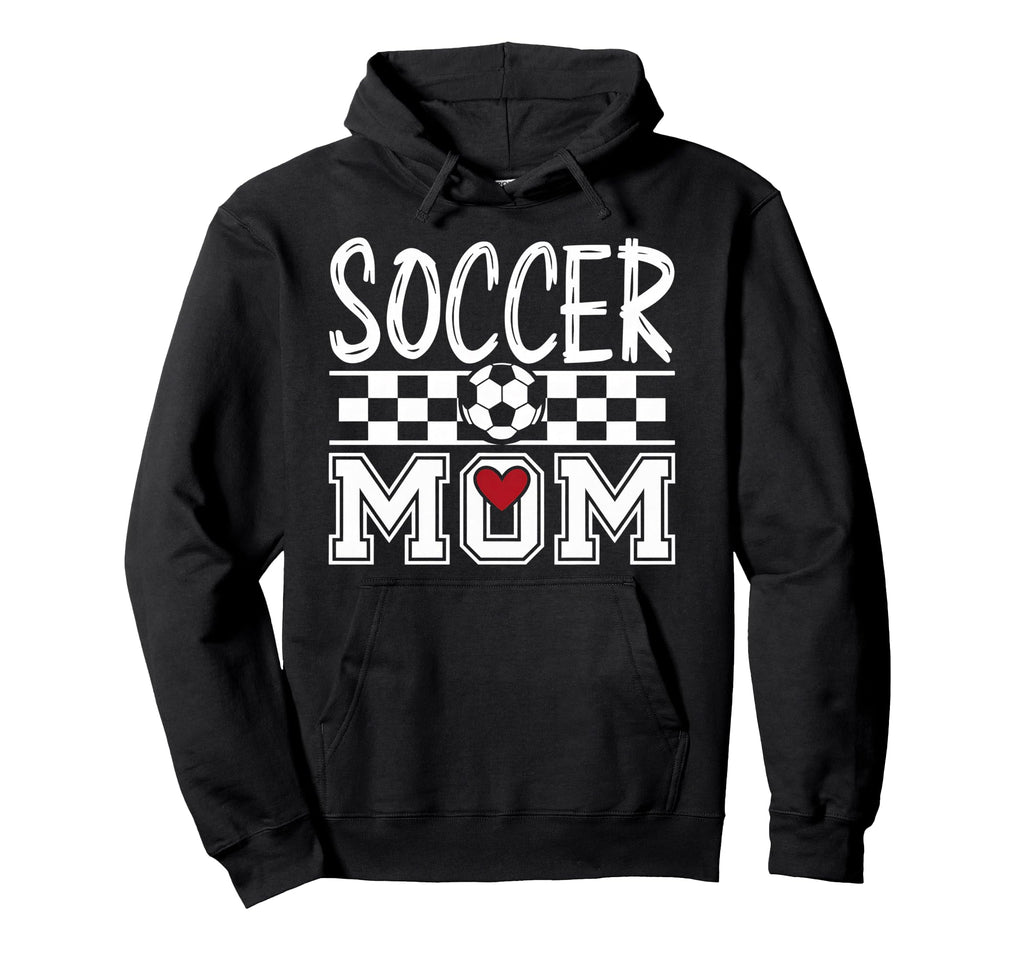 Groovy Soccer Mom Mother Soccer Mom Hoodie - Minimalist Print Unisex - T-Shirt, Sweatshirt, Hoodie
