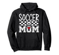 Groovy Soccer Mom Mother Soccer Mom Hoodie - Minimalist Print Unisex - T-Shirt, Sweatshirt, Hoodie