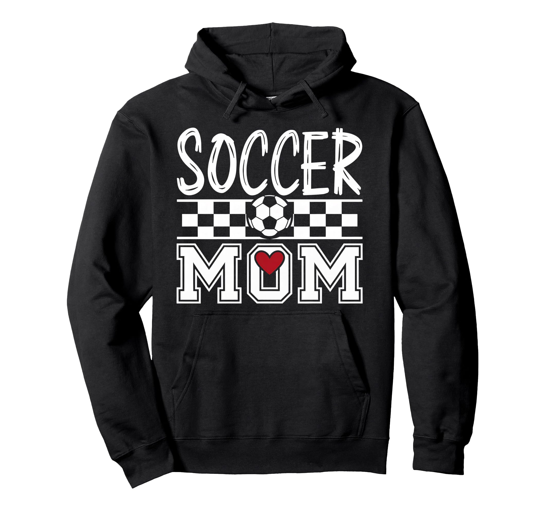 Groovy Soccer Mom Mother Soccer Mom Hoodie - Minimalist Print Unisex - T-Shirt, Sweatshirt, Hoodie