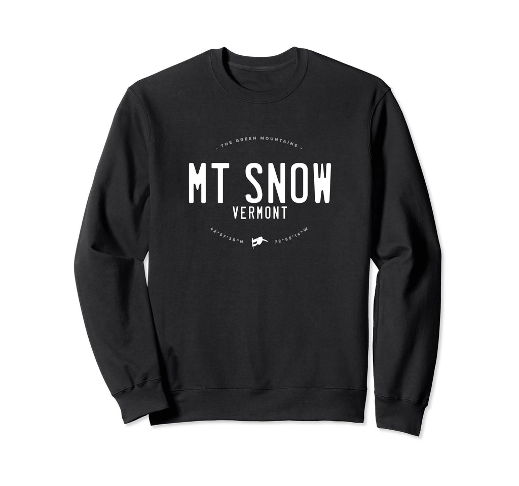 Mt Snow Vermont Distressed Sweatshirt - Aesthetic Graphic Men Women - T-Shirt, Sweatshirt, Hoodie