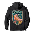 Rollin It Roller Skating Quad Skate Hoodie - Trendy Graphic for Adults - T-Shirt, Sweatshirt, Hoodie
