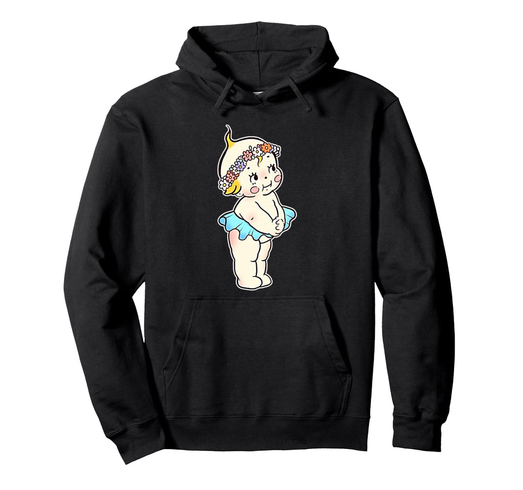 Kewpie Flower Child Hippie Boho Soul Hoodie - Custom Art Print Men Women - T-Shirt, Sweatshirt, Hoodie