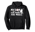 My Son Baseball Pitcher Mom Baseball Hoodie - Novelty Apparel Men Women - T-Shirt, Sweatshirt, Hoodie