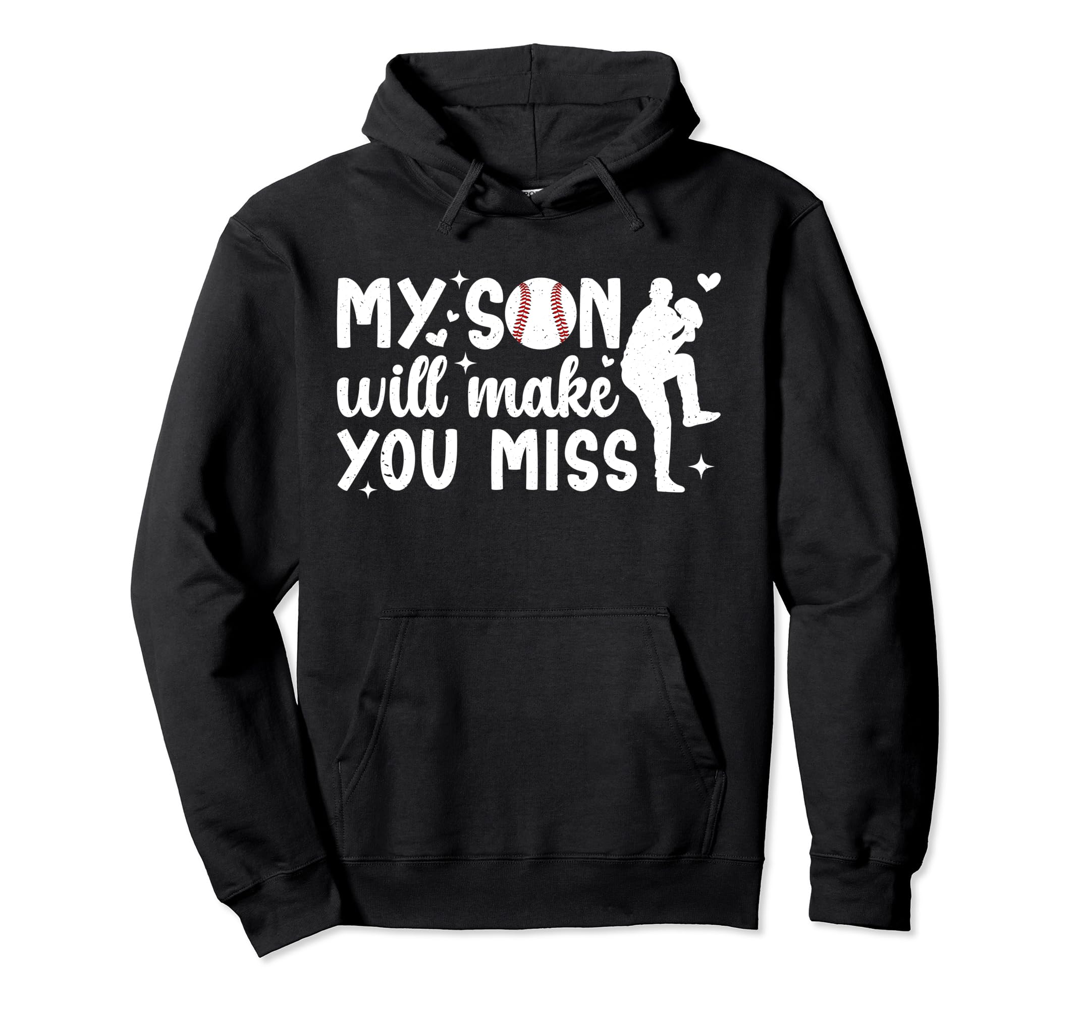 My Son Baseball Pitcher Mom Baseball Hoodie - Novelty Apparel Men Women - T-Shirt, Sweatshirt, Hoodie
