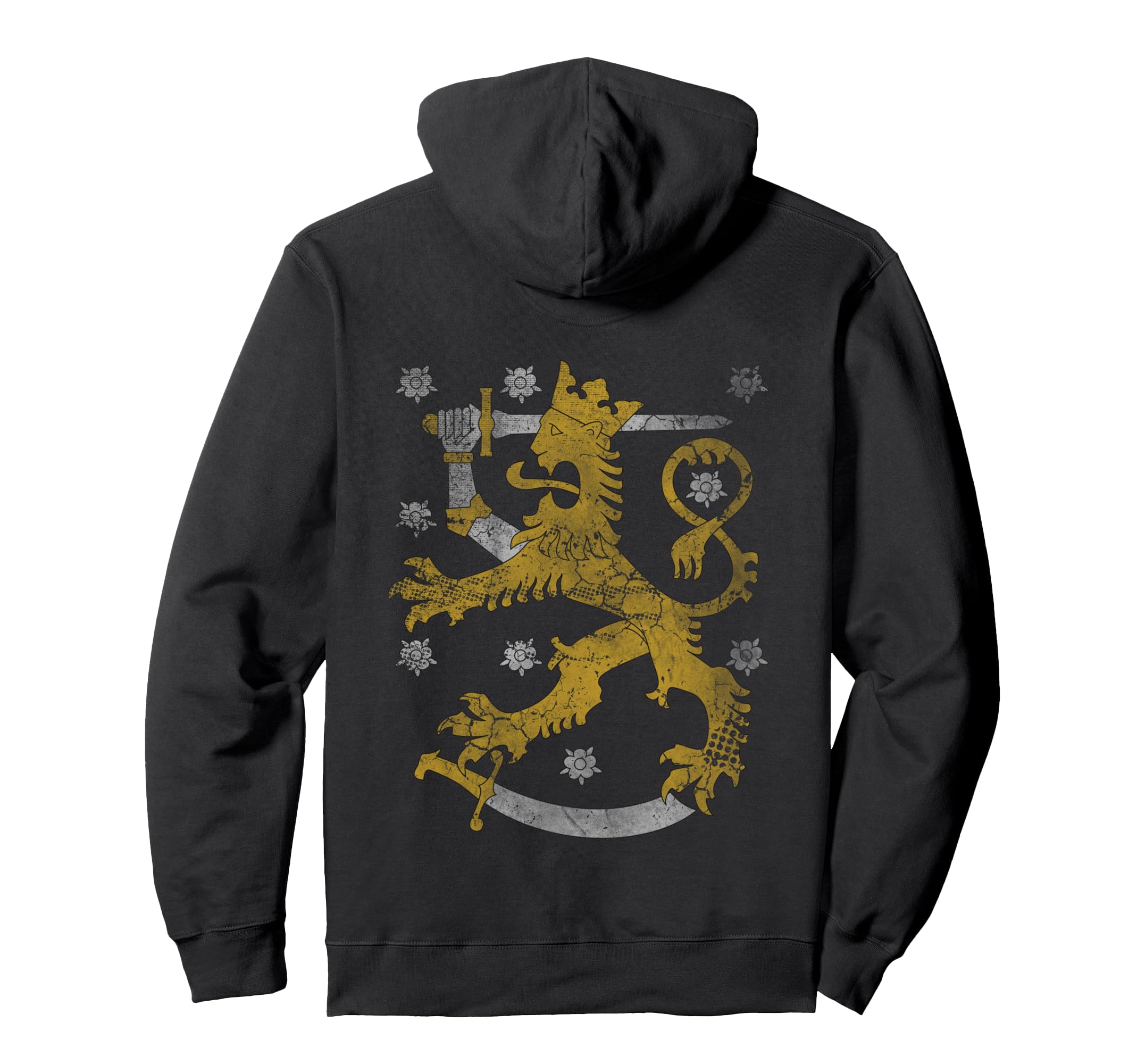 Finland Coat Arms Finn Finnish Flag Hoodie - Unique Graphic Unisex - T-Shirt, Sweatshirt, Hoodie