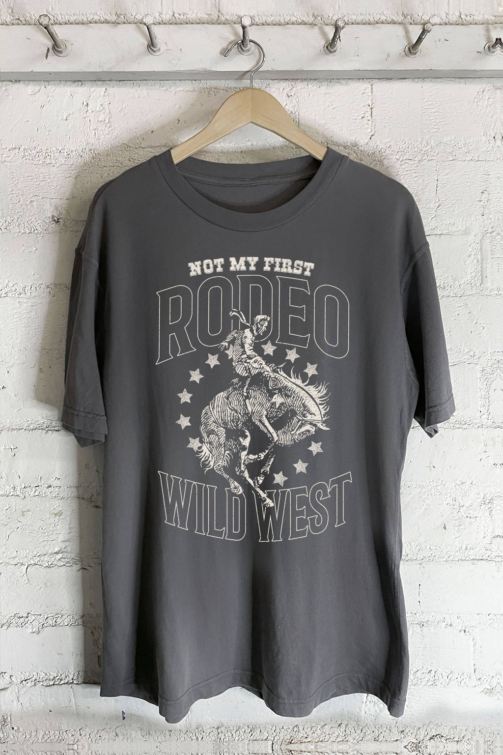 Not My First Rodeo-Oversized - Adult & Kids T-Shirts, Sweatshirts & Hoodies apparel design preview 1