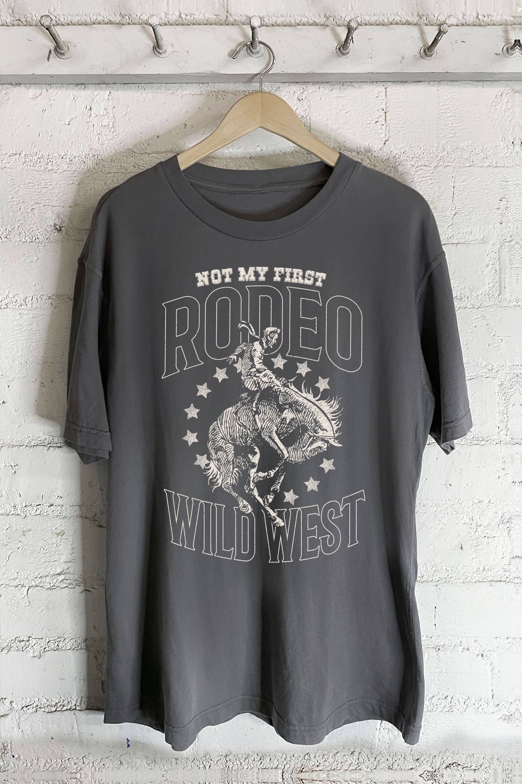 Not My First Rodeo-Oversized - Adult & Kids T-Shirts, Sweatshirts & Hoodies apparel design preview 1