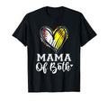 Mama Both Baseball Softball Mama Mothers T-Shirt - Custom Art Print Unisex - T-Shirt, Sweatshirt, Hoodie