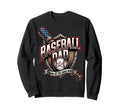 American Baseball Dad Baseball Dad Sweatshirt - Trendy Graphic Unisex - T-Shirt, Sweatshirt, Hoodie