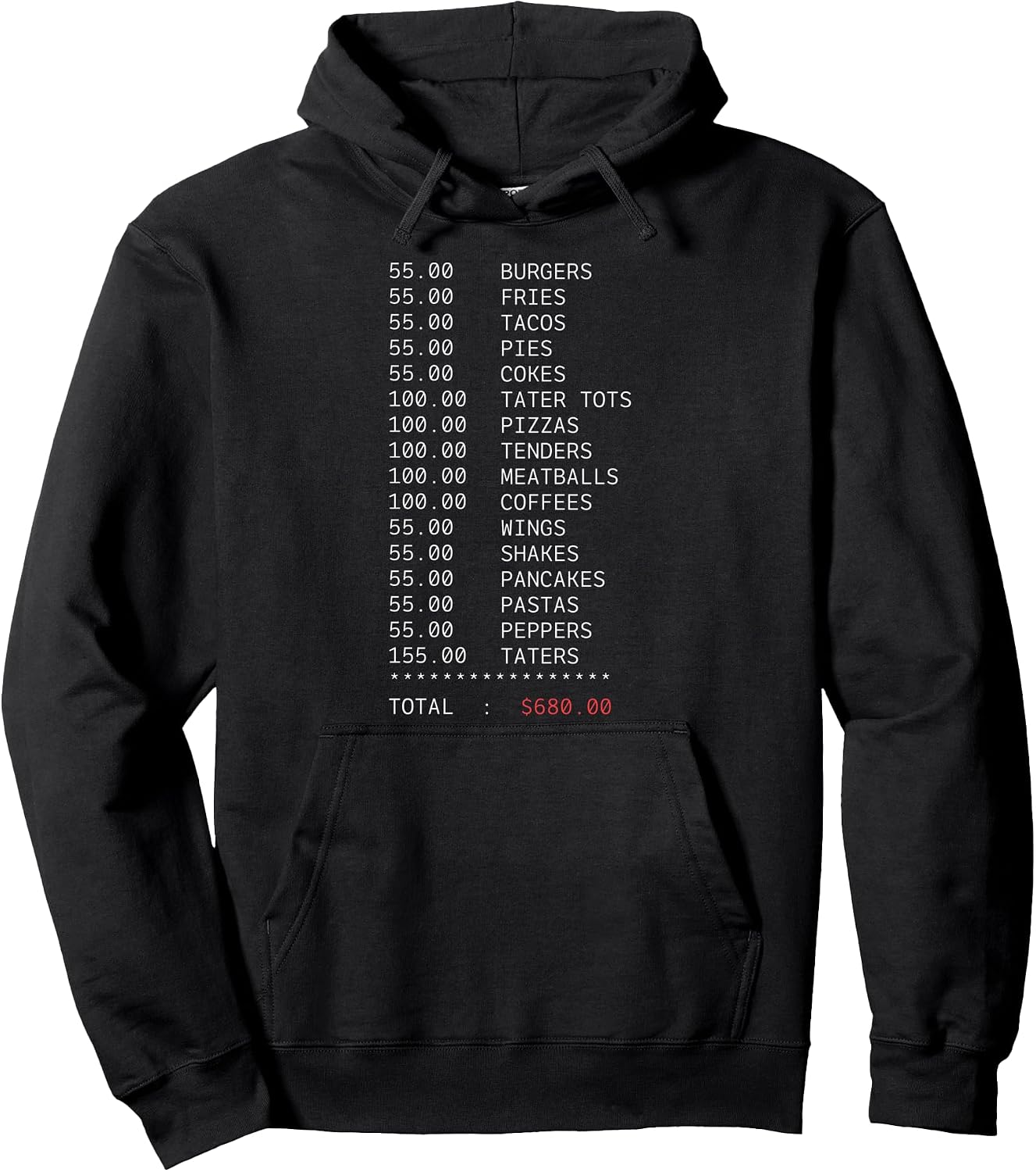 55 Burgers& Fries& Tacos& 55Pies Apparels - Adult & Kids T-Shirts, Sweatshirts & Hoodies apparel design preview 1