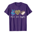 Oyster Leopard Forest Love Peace T-Shirt - Aesthetic Graphic Men Women - T-Shirt, Sweatshirt, Hoodie
