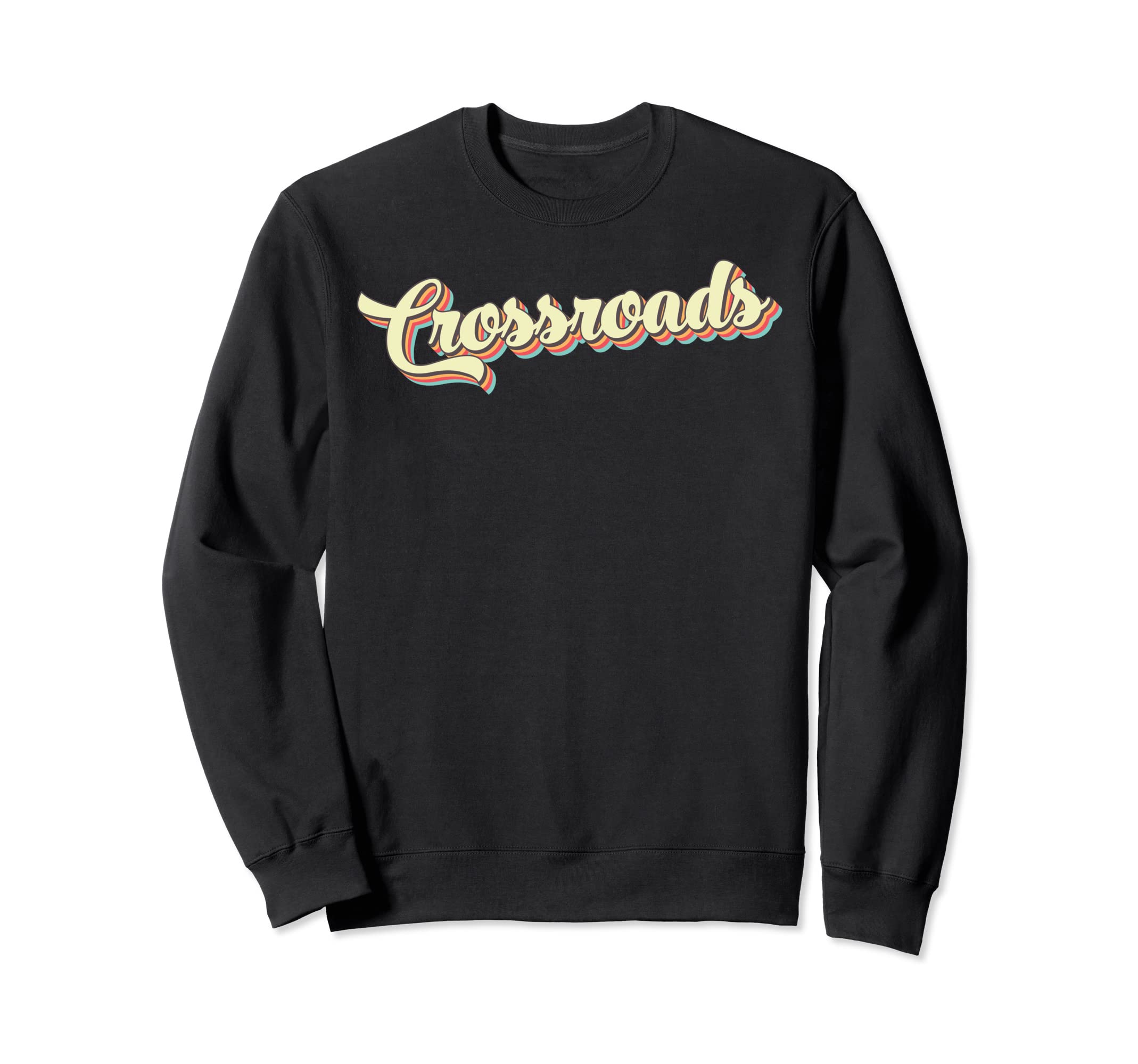 Crossroads Art Baseball Font Sweatshirt - Aesthetic Graphic Men Women - T-Shirt, Sweatshirt, Hoodie