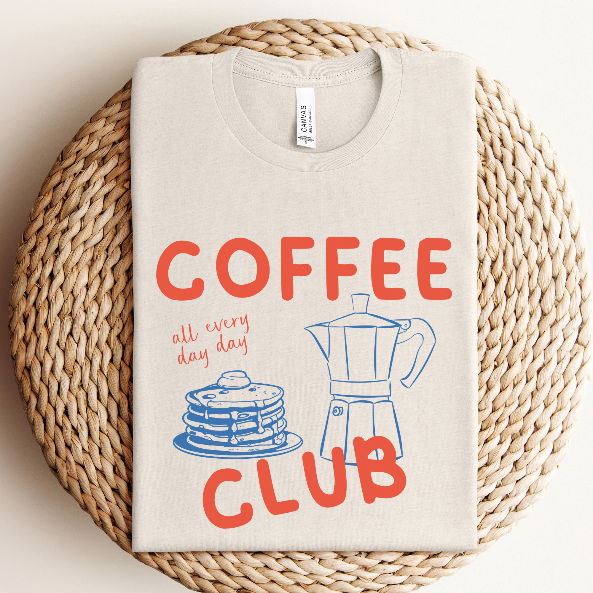 Coffee Club Graphic - Adult & Kids T-Shirts, Sweatshirts & Hoodies apparel design preview 1