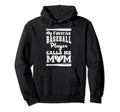 My Favorite Baseball Player Calls Me Mom Hoodie - Custom Art Print Unisex - T-Shirt, Sweatshirt, Hoodie