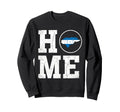 Honduras Home Map Distressed Sweatshirt - Novelty Apparel for Adults - T-Shirt, Sweatshirt, Hoodie
