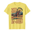 Cowboy Bible Scripture Verse Jesus T-Shirt - Fun Novelty Design Men Women - T-Shirt, Sweatshirt, Hoodie
