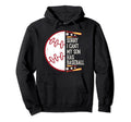 Funny Mom Sports Love Baseball Game Hoodie - Aesthetic Graphic for Adults - T-Shirt, Sweatshirt, Hoodie