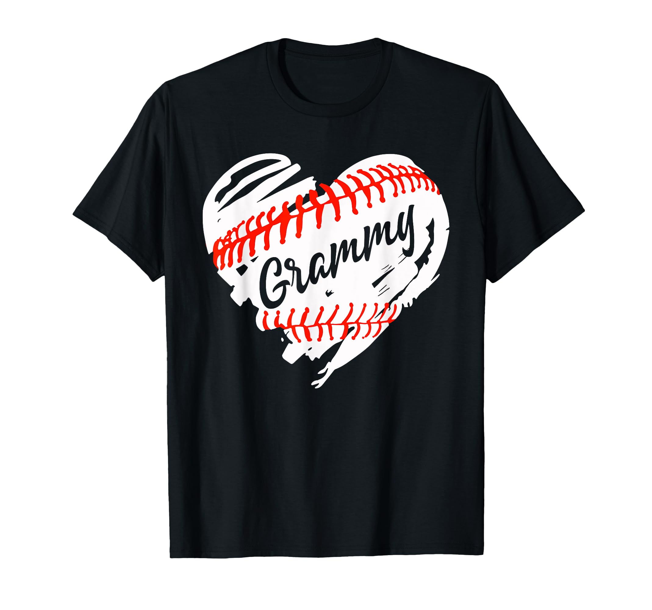 Baseball Heart Baseball Grammy Softball T-Shirt - Unique Graphic Unisex - T-Shirt, Sweatshirt, Hoodie