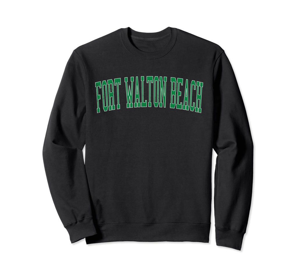 Fort Walton Beach Fl Distressed Sweatshirt - Fun Novelty Design Men Women - T-Shirt, Sweatshirt, Hoodie