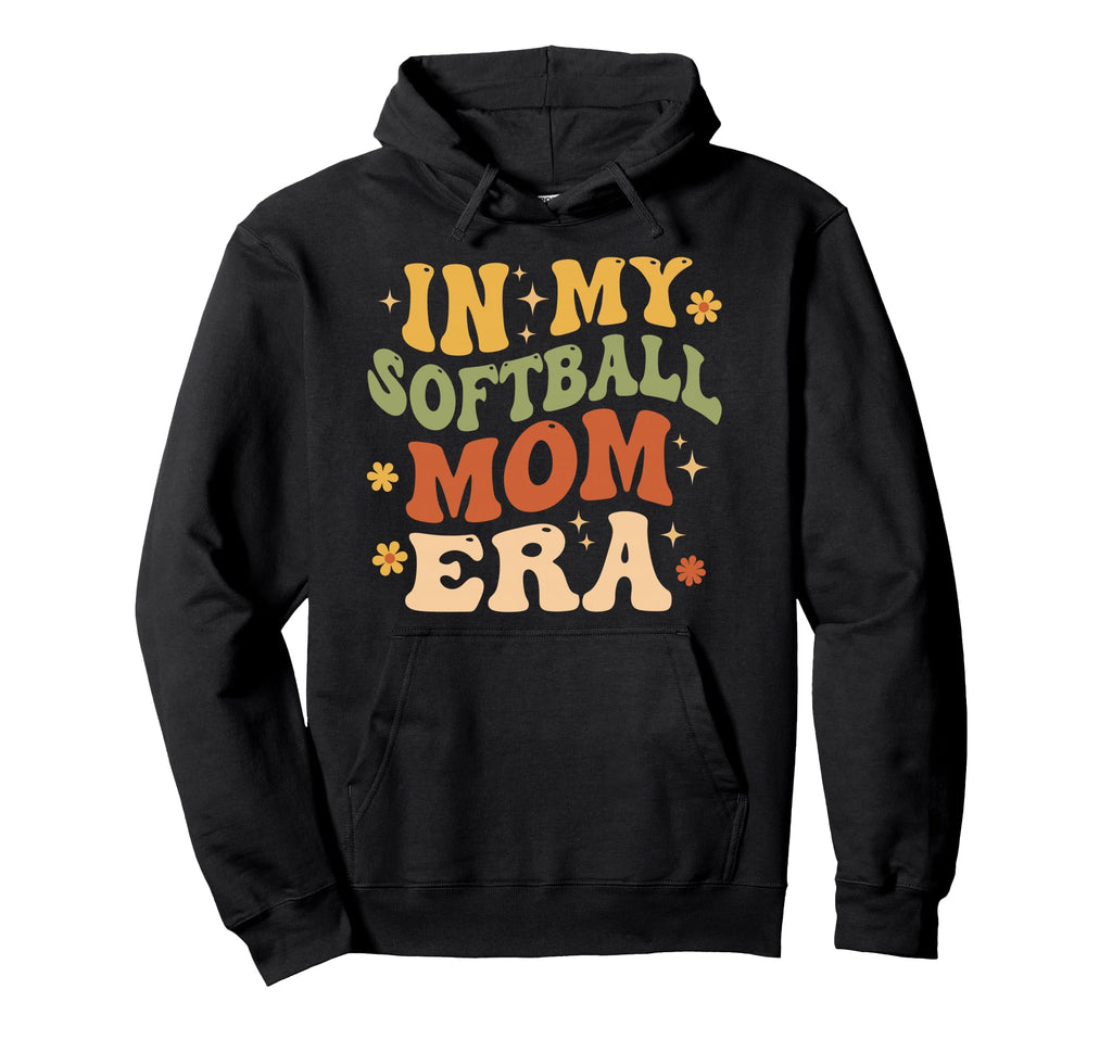 My Softball Mom Era Softball Mama Sports Hoodie - Minimalist Print Unisex - T-Shirt, Sweatshirt, Hoodie