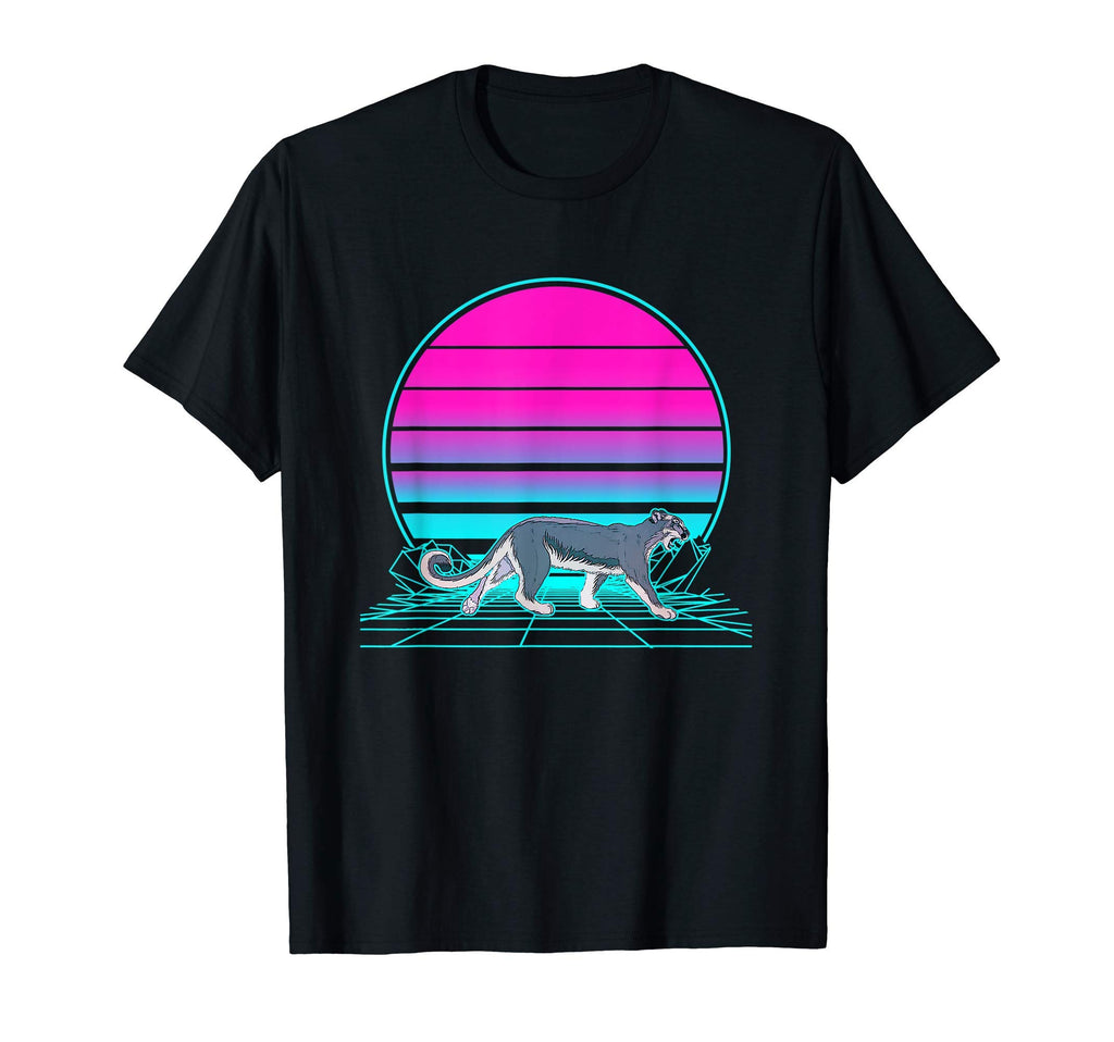 Sunset Cougar T-Shirt - Trendy Graphic for Adults - T-Shirt, Sweatshirt, Hoodie