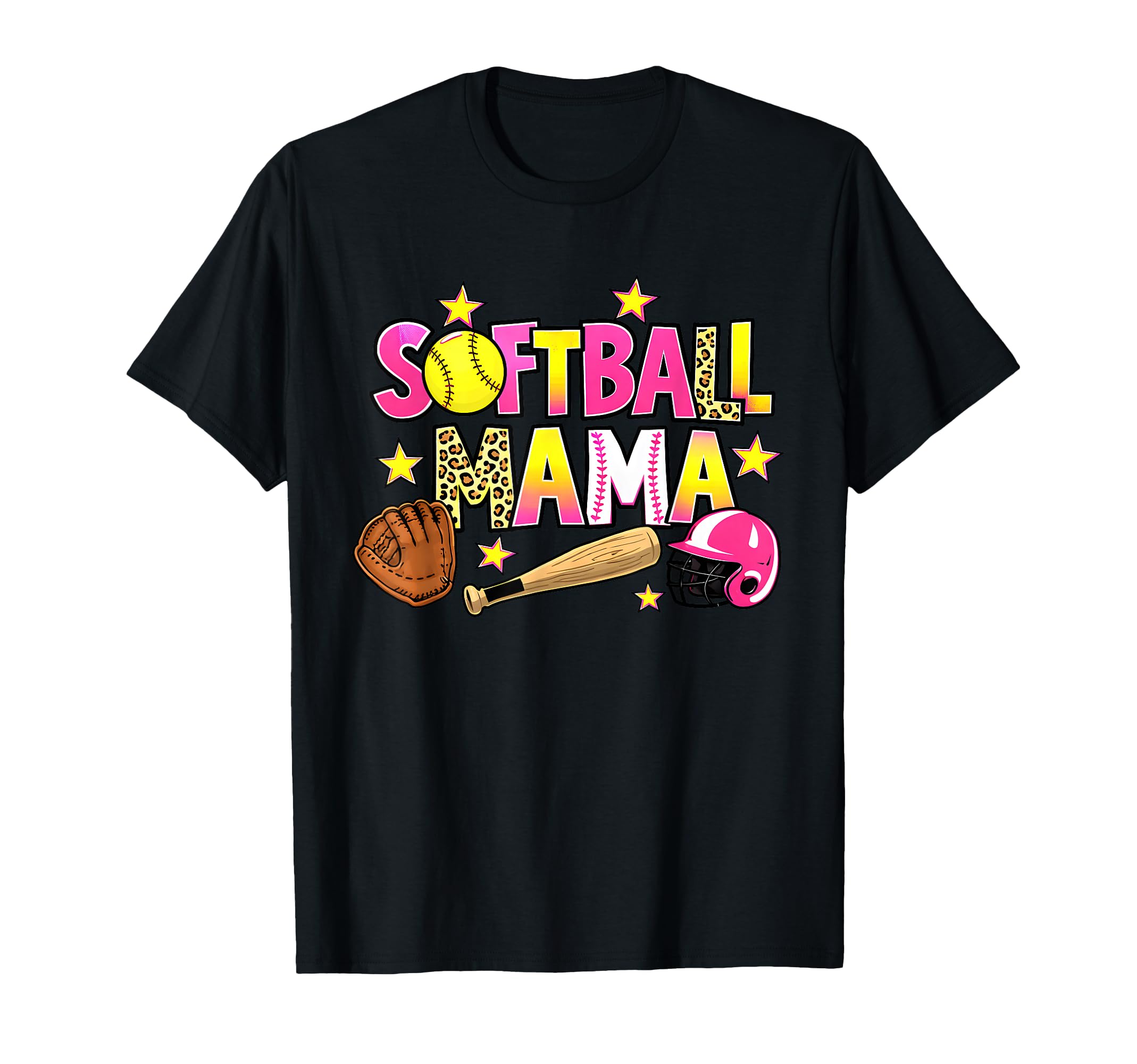 Softball Mama Mothers Day Gameday Sports T-Shirt - Minimalist Print Unisex - T-Shirt, Sweatshirt, Hoodie