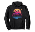 Flamingo Vaporwave Aesthetic Synthwave Hoodie - Novelty Apparel Men Women - T-Shirt, Sweatshirt, Hoodie