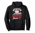 Baseball Mom White Baseball Pants Softball Hoodie - Novelty Apparel Unisex - T-Shirt, Sweatshirt, Hoodie