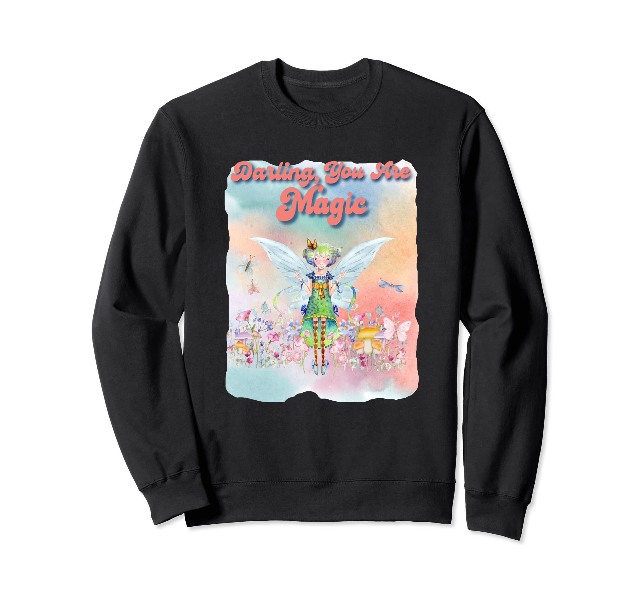 Fairy Pixie Aesthetic Y2K Fairycore Sweatshirt - Unique Graphic Unisex - T-Shirt, Sweatshirt, Hoodie
