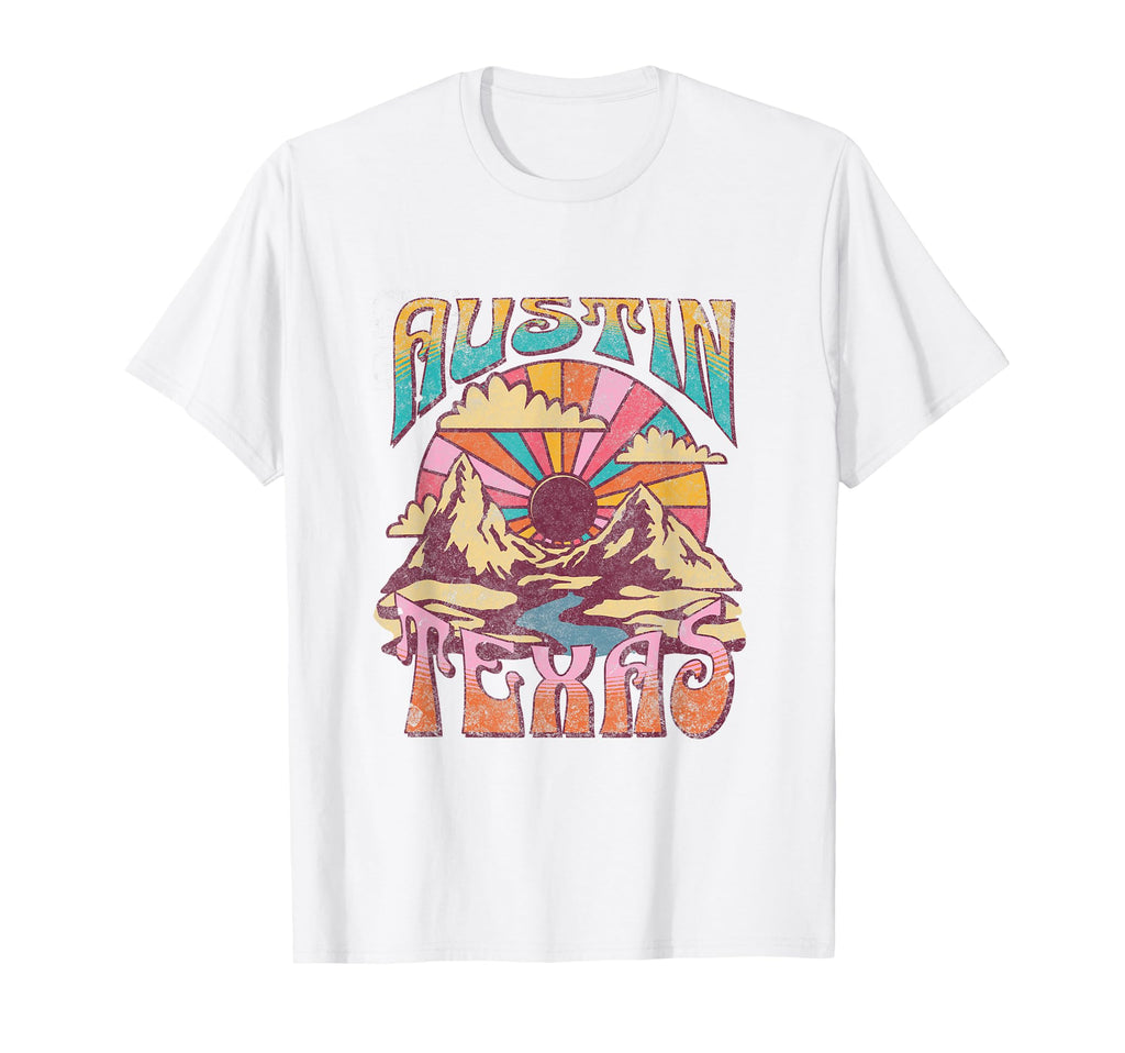 Austin Texas Usa Outdoor T-Shirt - Aesthetic Graphic Unisex - T-Shirt, Sweatshirt, Hoodie